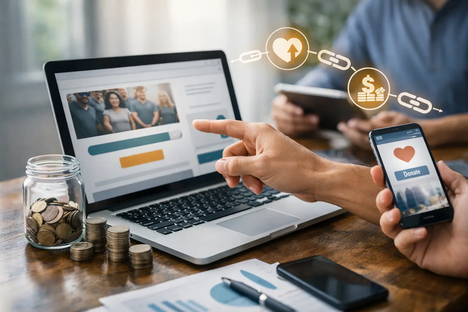 How fundraising campaign links drive results
